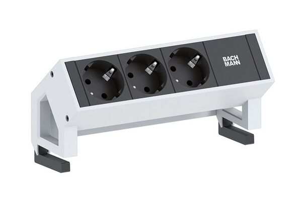 Bachmann Desk 2 - 3x 230V - RAL9010