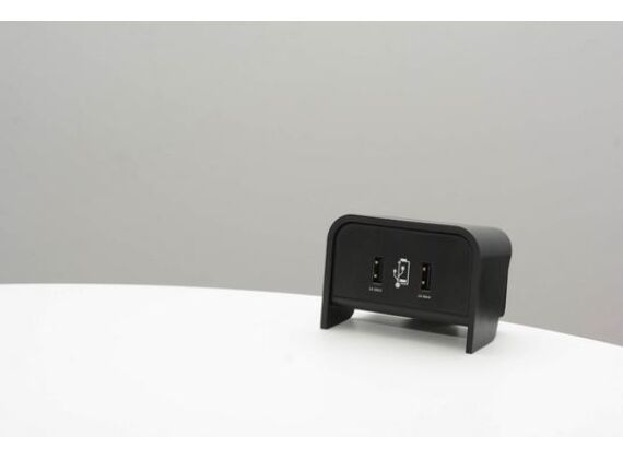 Chip on desk - zwart