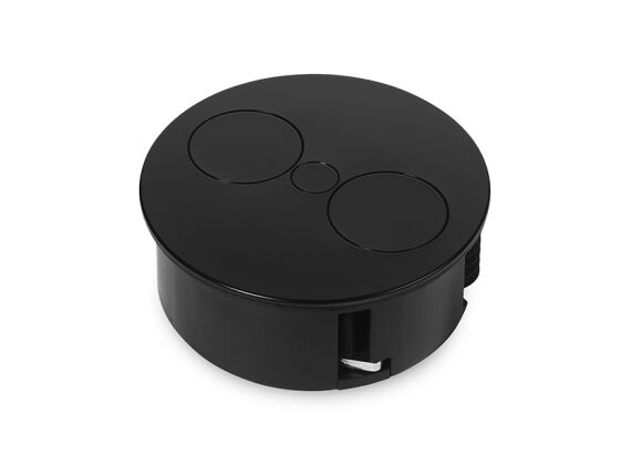 Twist - 2x 230V - Zwart mat