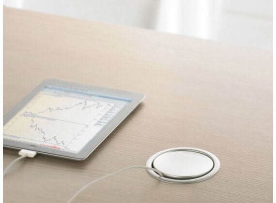 Pop-up - 2x 230V + 2x USB charger - RVS