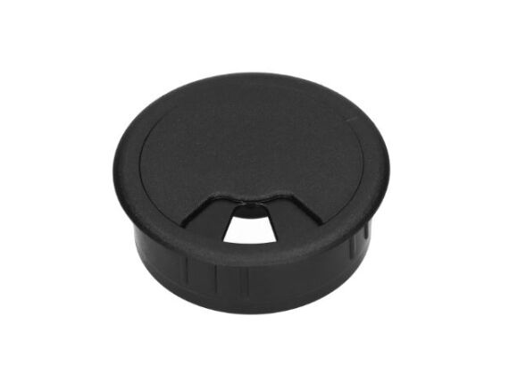 Tafeldoorvoer - Zwart Ø60