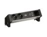 Bachmann Desk 2 - 2x 230V + 2x USB charger + 1x blind - Aluminium